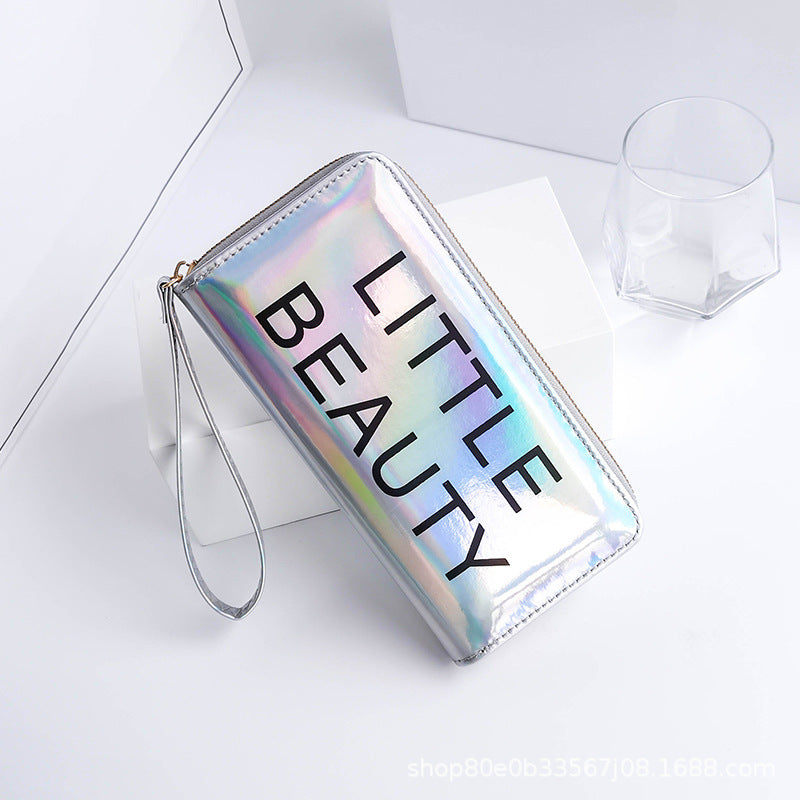 Wholesale PU Printed Letter Three Fold Wallet